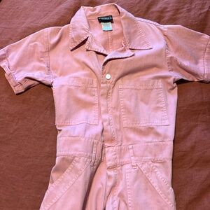 Big bud press light pink short sleeve jumpsuit